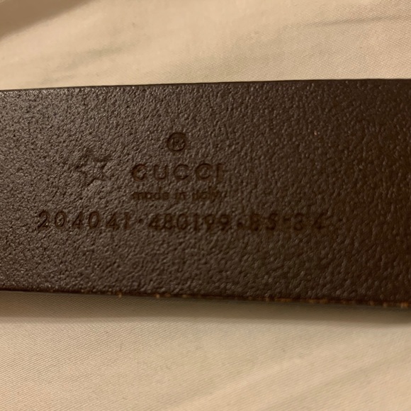 Gucci leather belt - Picture 2 of 3